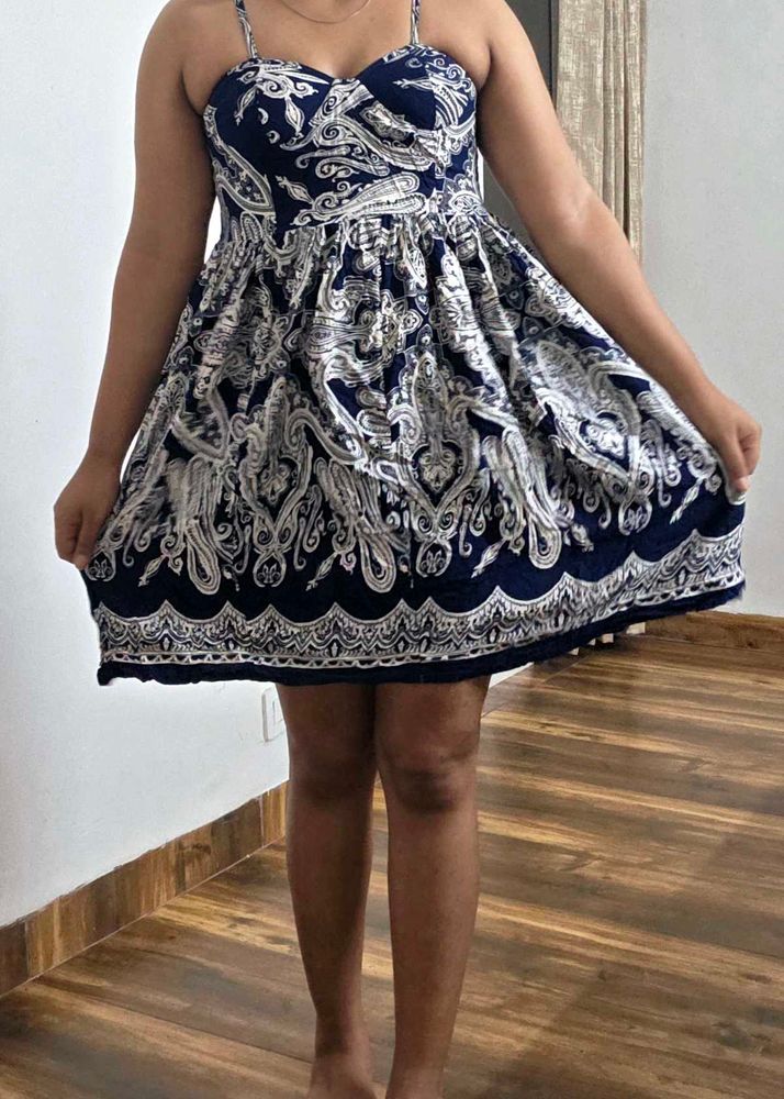 Padded Paisley Sundress