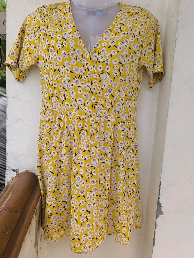 Floral Yellow Sundress