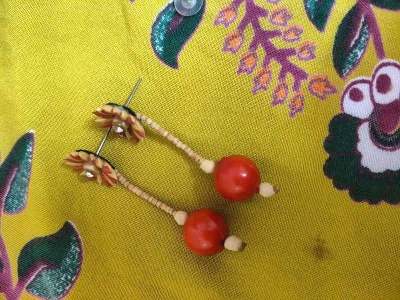 Boho Beaded Dangle Earrings