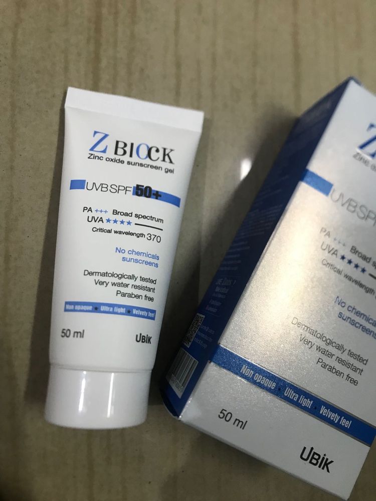 Z Block Zinc Oxide Sunscreen SPF 50+