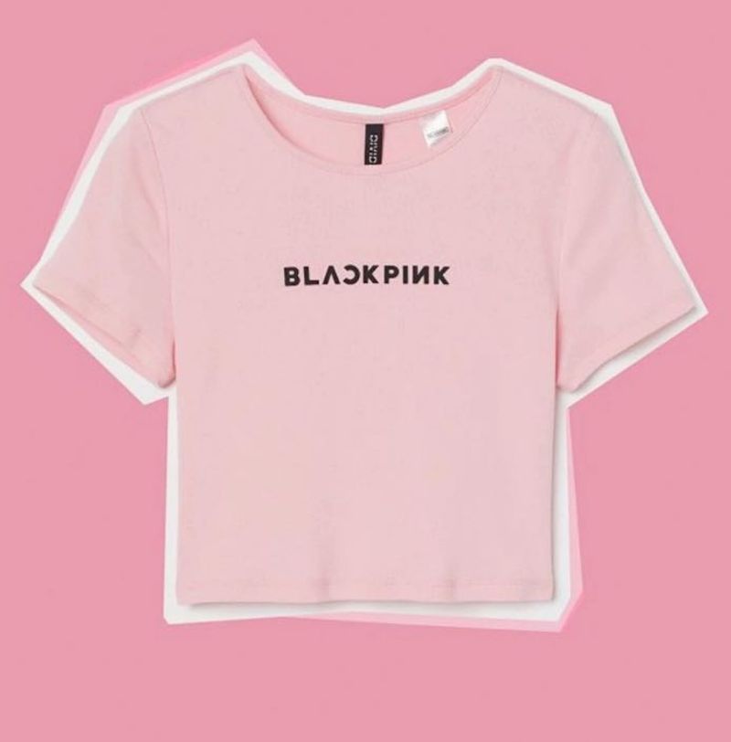 Black pink Top H&amp;M