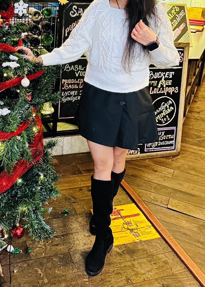 Black Over The Knee Boots