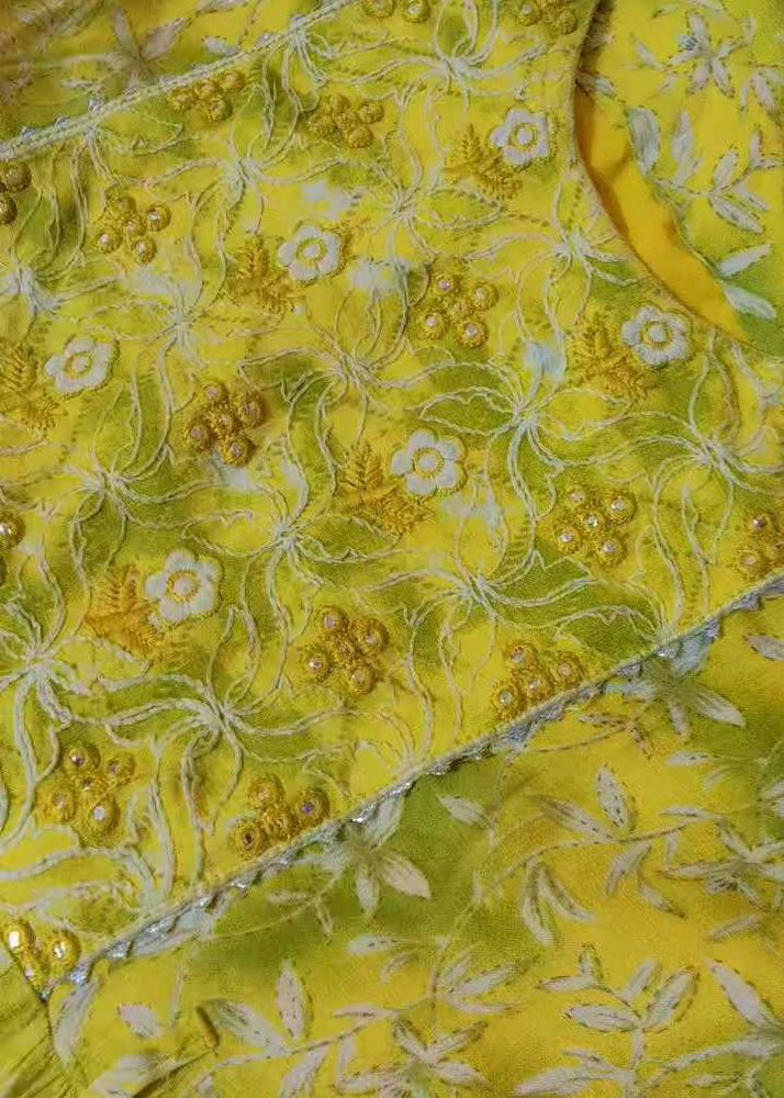 Anarkali Type Dress Its  Only Colour Is Light