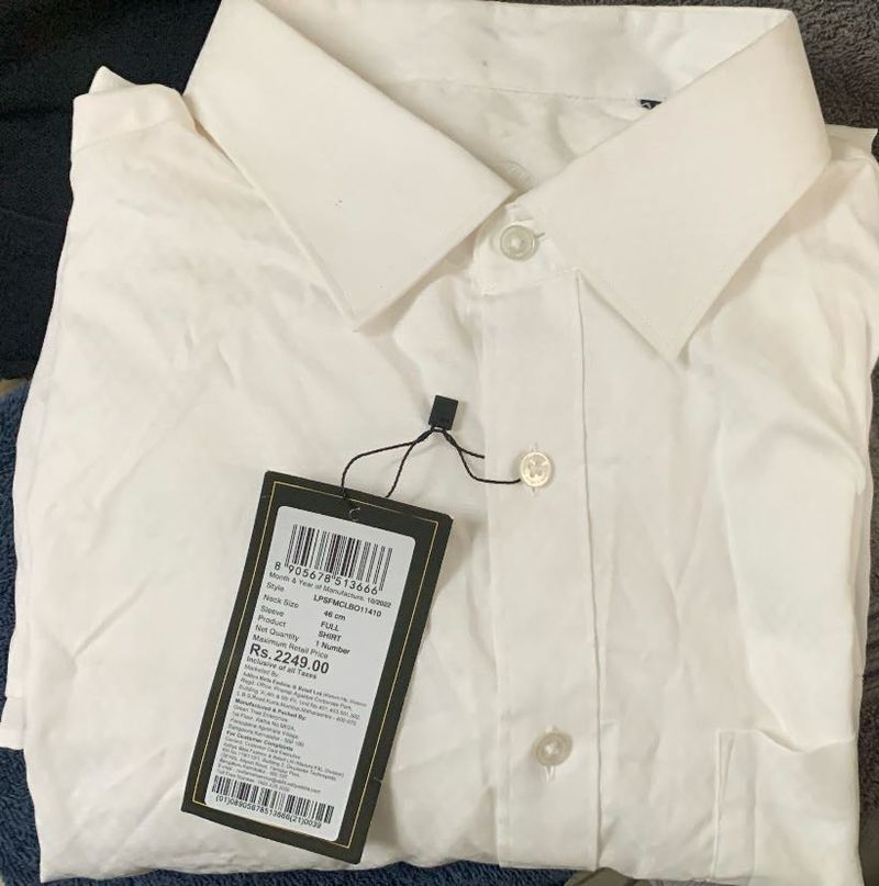 Louise phillipe white Checkered Formal Shir