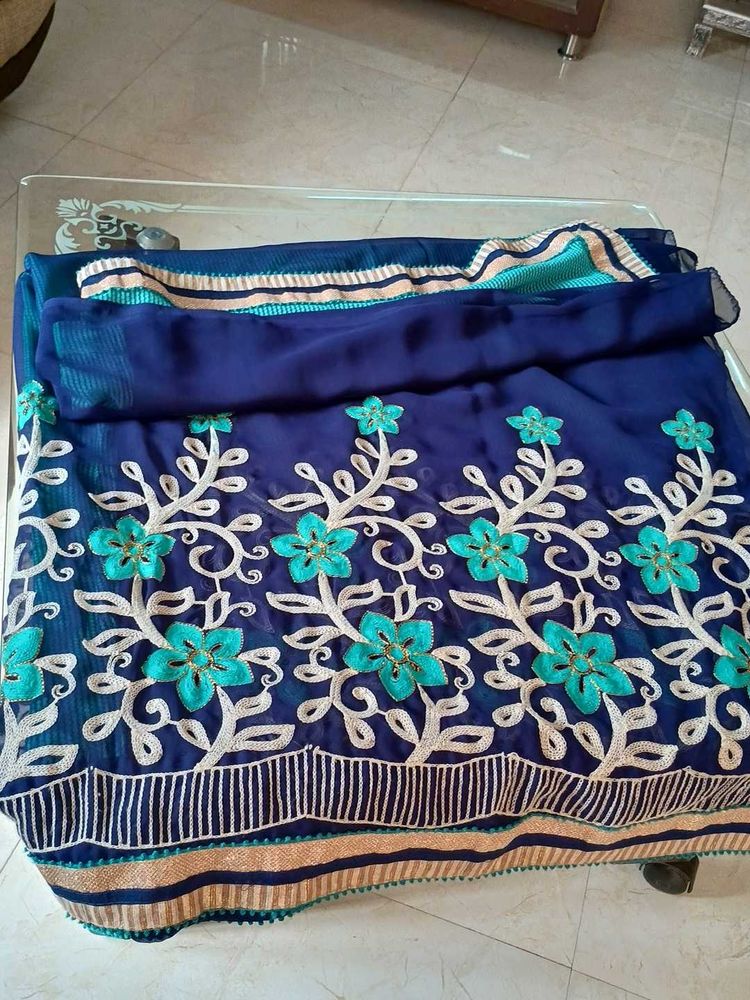 Blue N Sky-blue Sadi