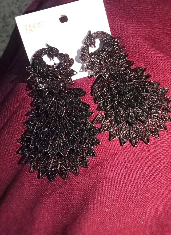 Peacock Dangle Earrings