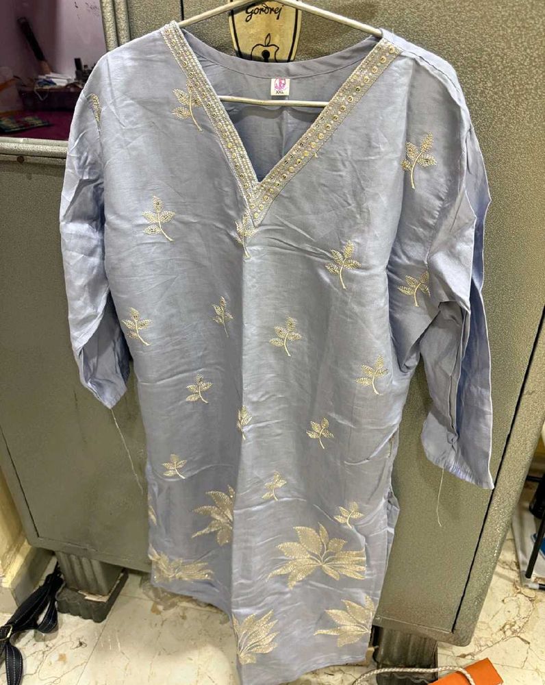 Embroidered Kurti Top