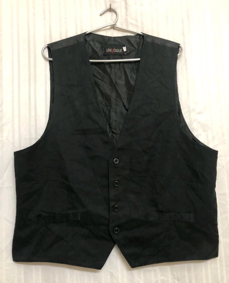 Univogue Black Waistcoat