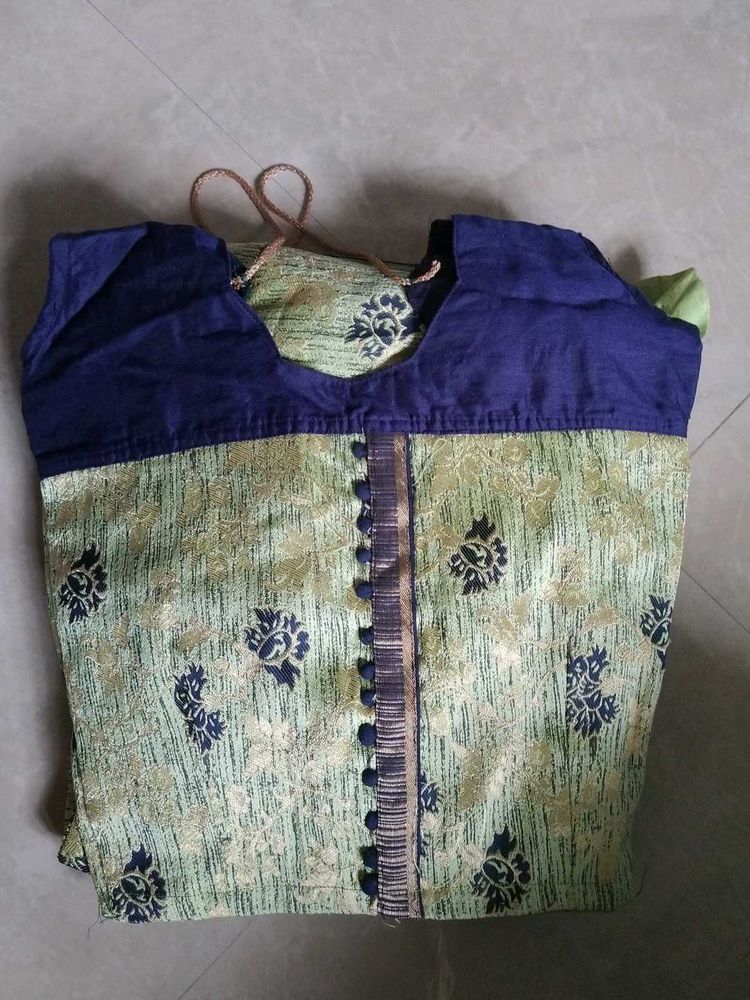 Embroidered Button-Down Tunic