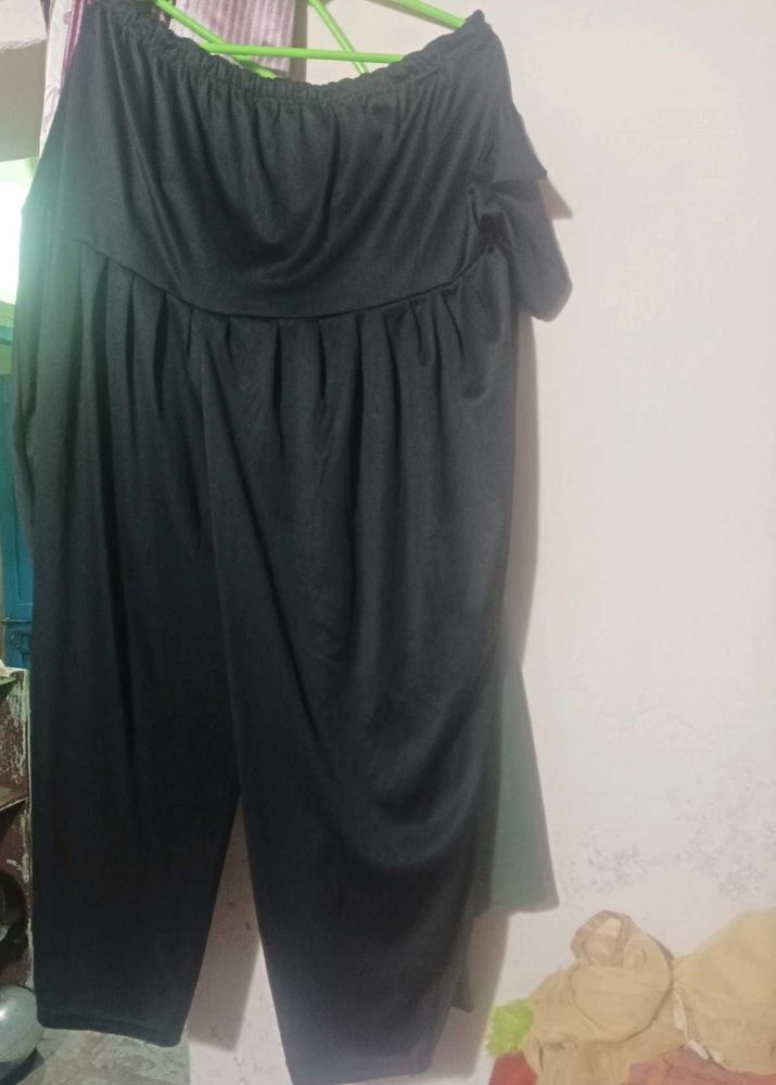 Comfy Black Semi Salwar