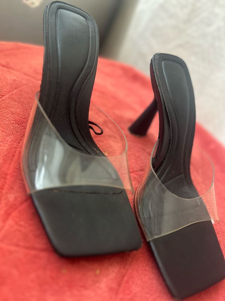 Clear Strap Heels