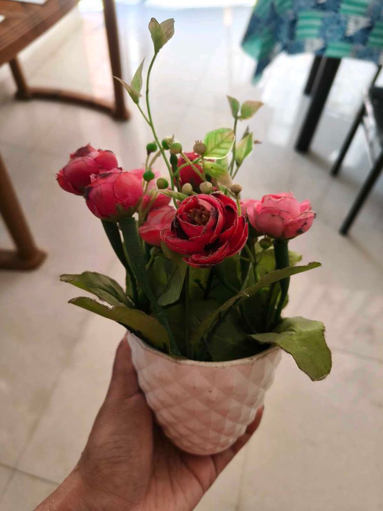 Artificial Flower Pot