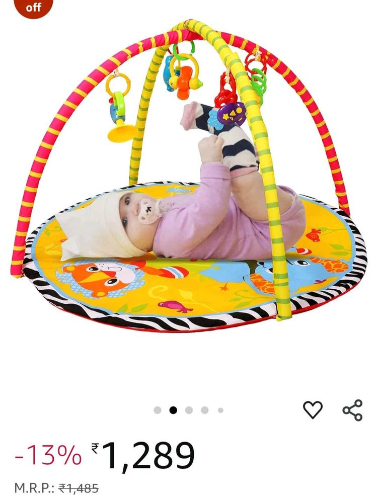 Gym Baby Play Mat/rattles Hanging/