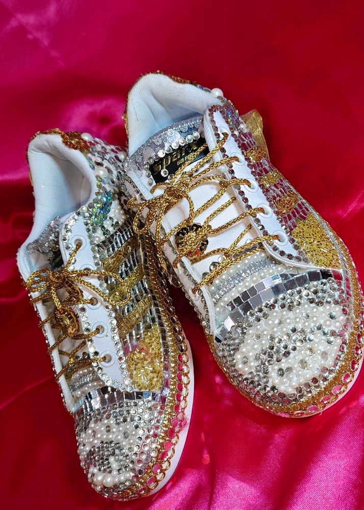 Handwork Bridal Sneaker For Women