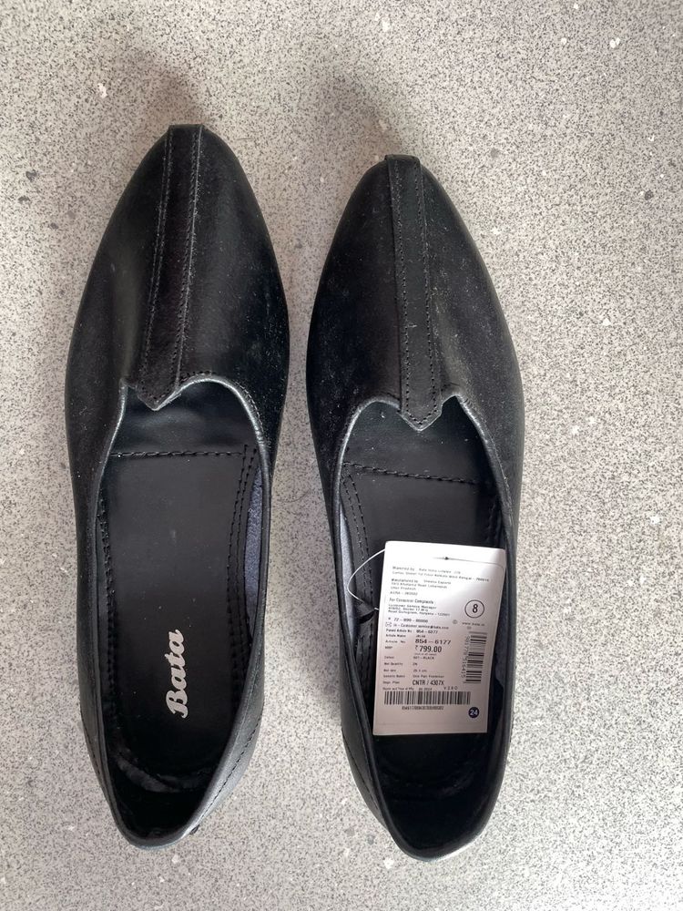 Bata Black Ethnic Jutti - New