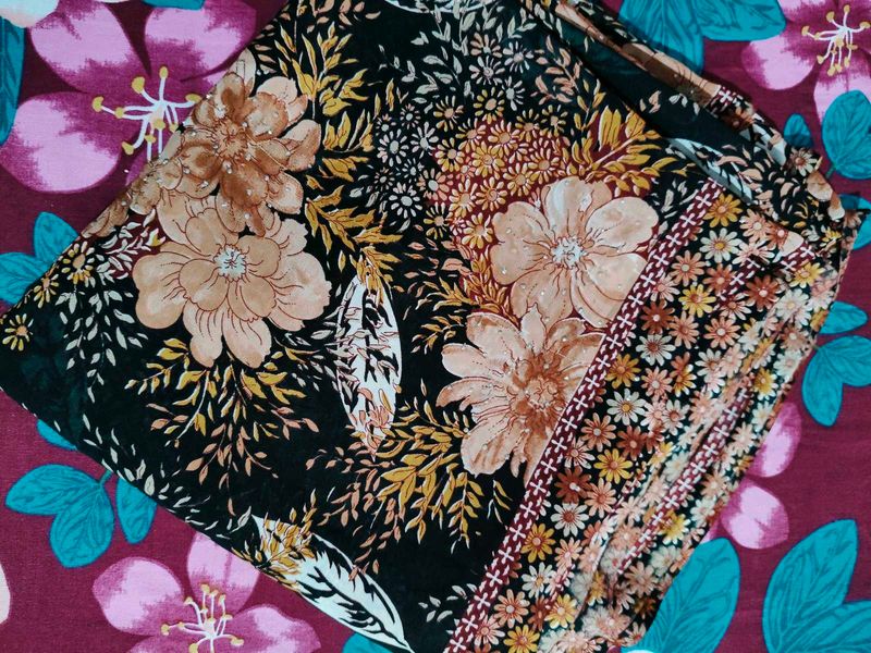 Floral saree