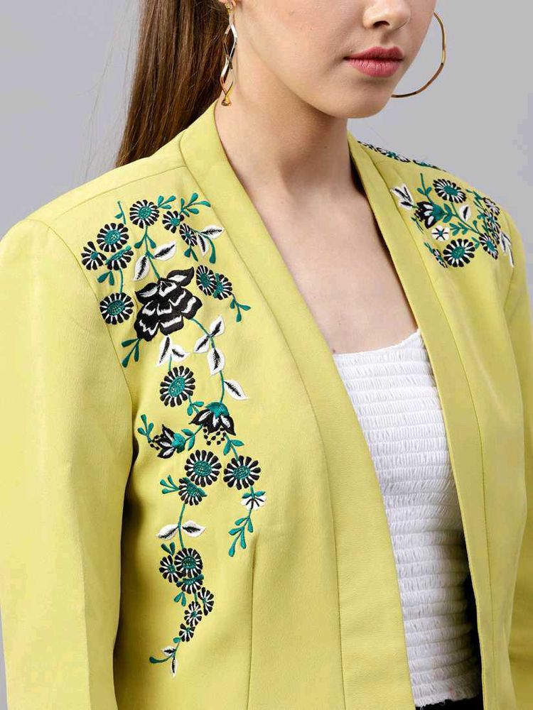 Pannkh Blazer Lime Green