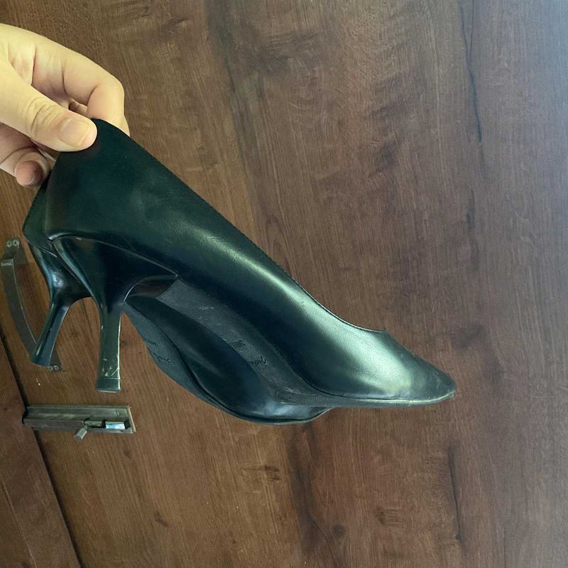 Black Heels(Pure Leather)