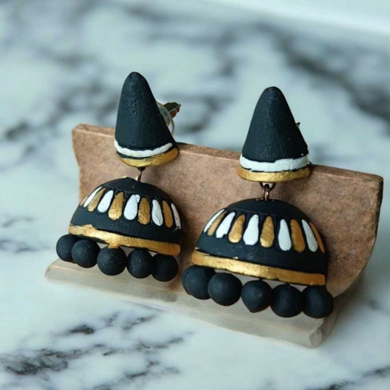 Unique Terracotta Earrings