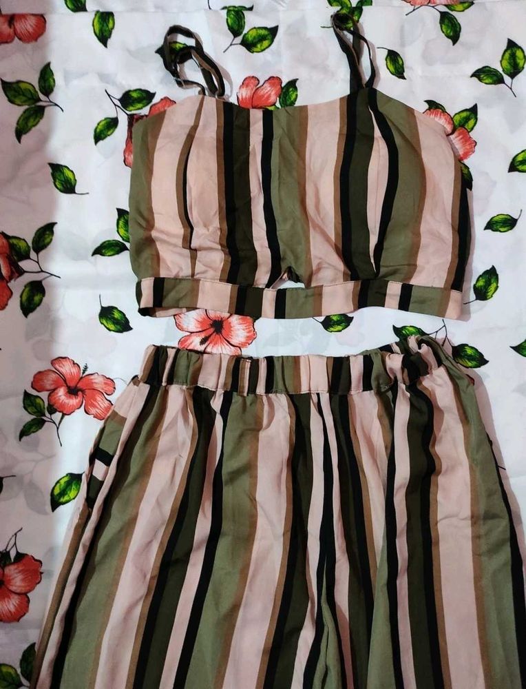 Striped Two-Piece Set