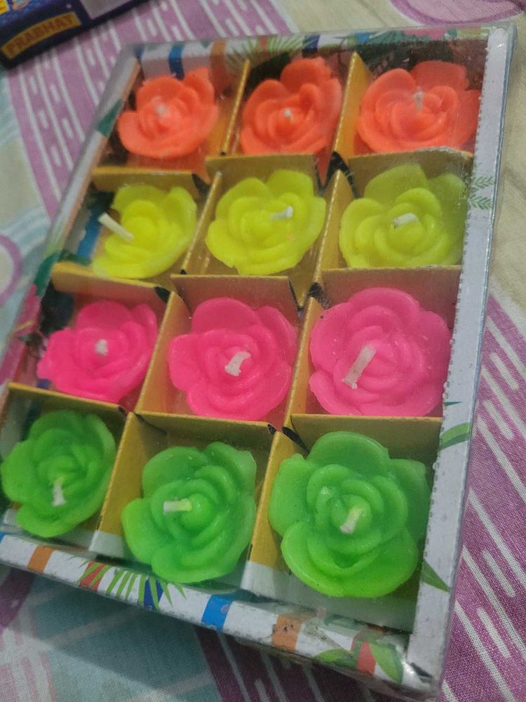 Rose Shaped Floating Candles