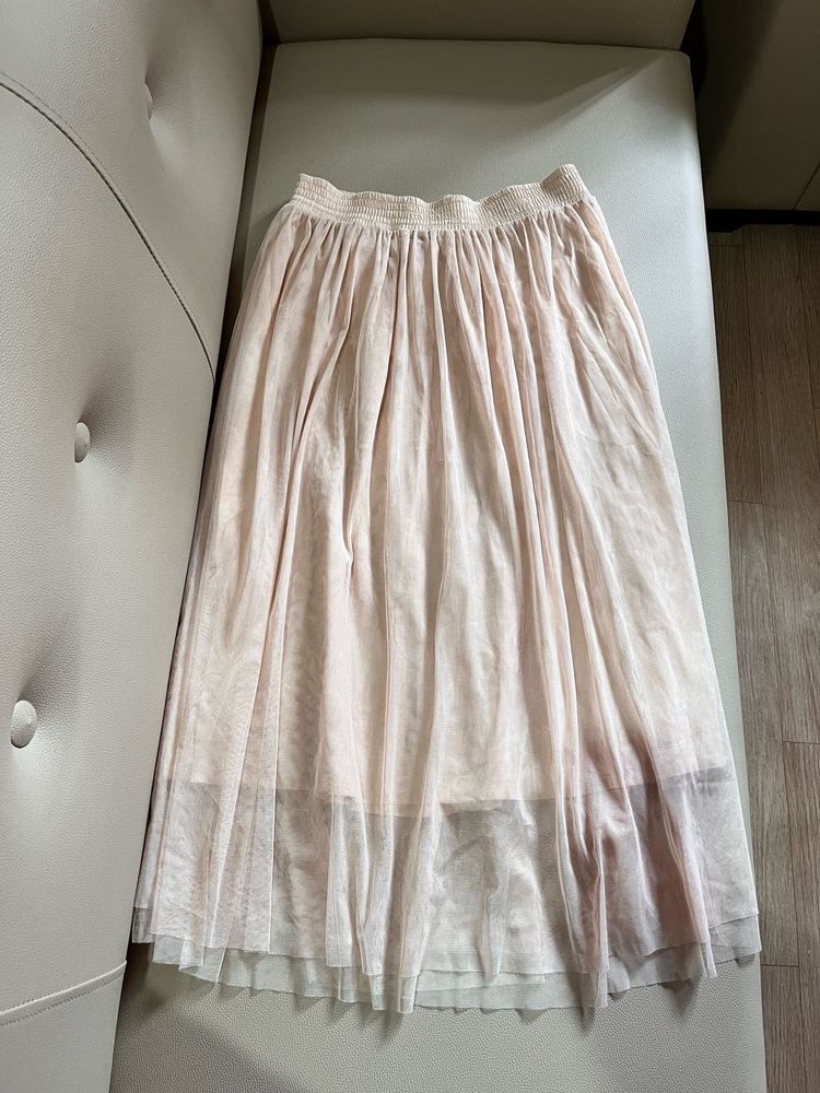 Elegant Pink Tulle Skirt