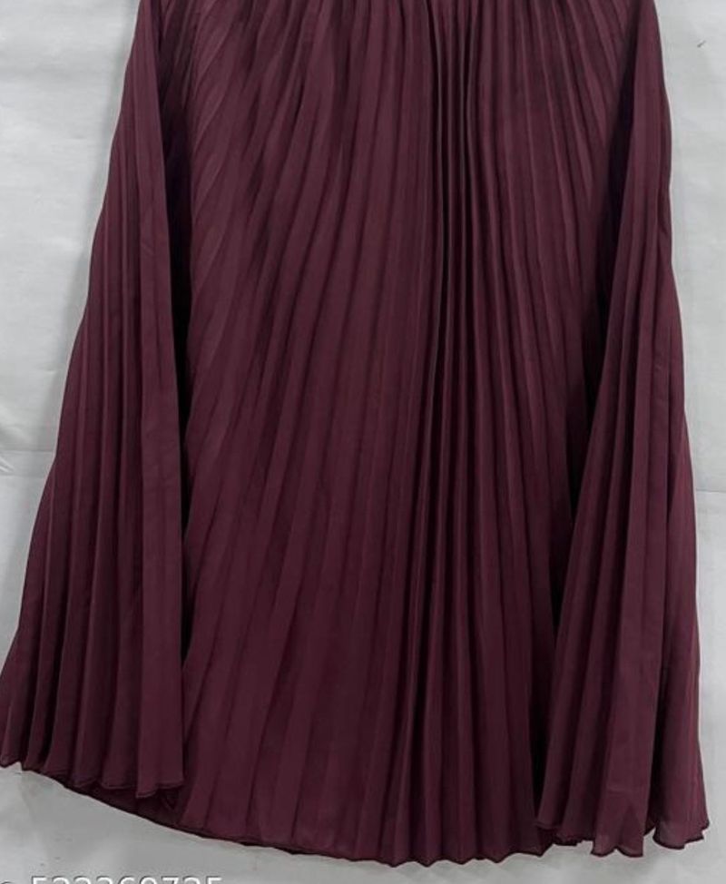 Maroon Skirt