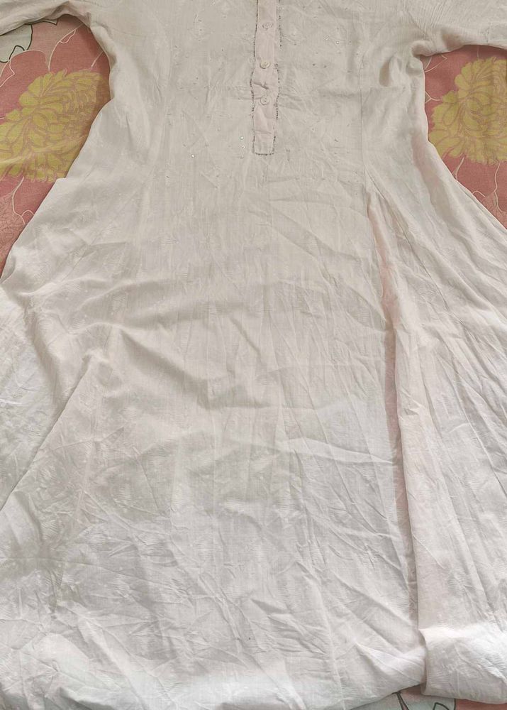 Baby Pink Embroidered Kurti