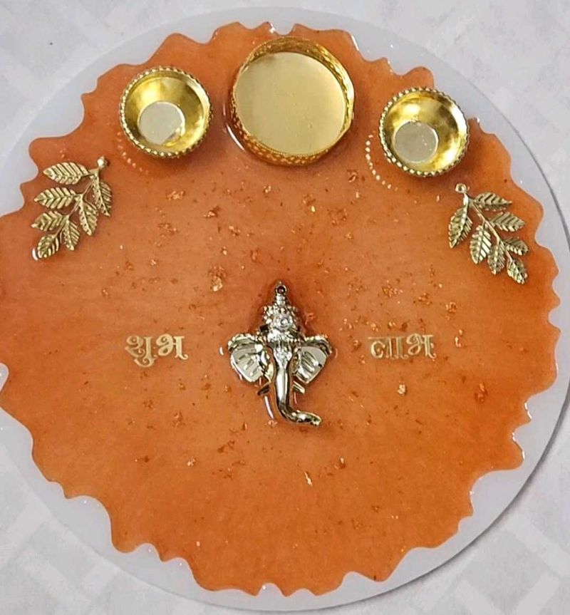Resin Ganesha Pooja Thali❤️‍🔥❤️