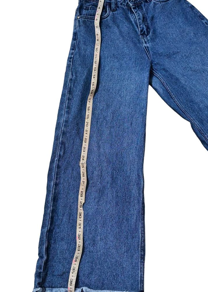 Wide Leg Denim Jeans