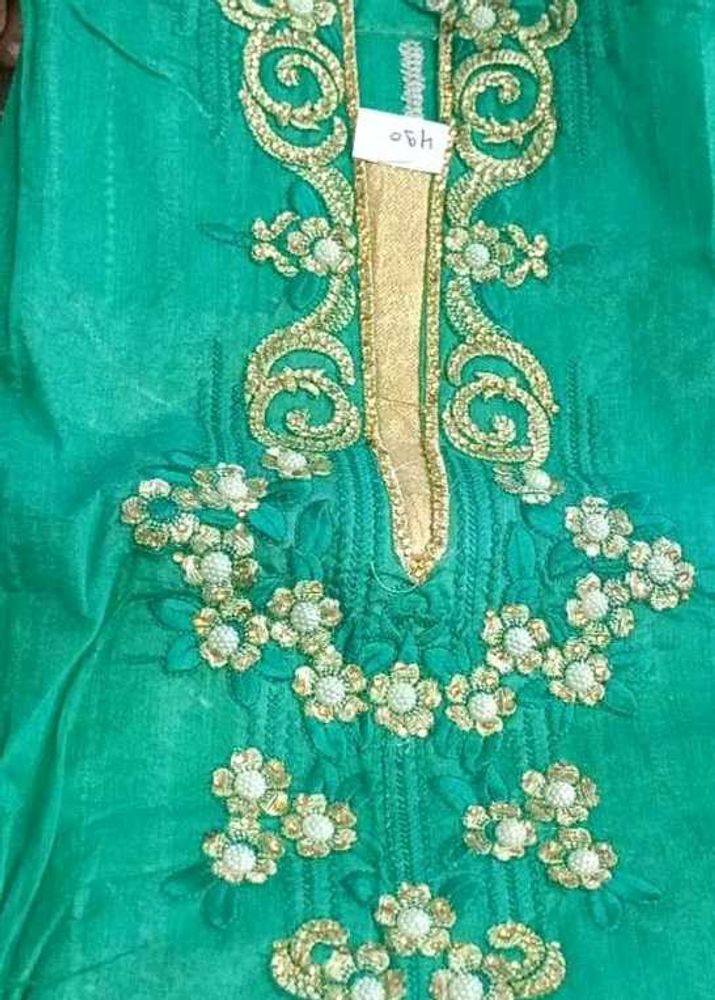 Emerald Green Embroidered Salwar Kameez