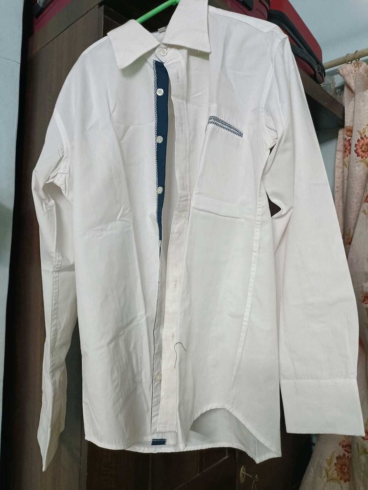 White Casual Shirt