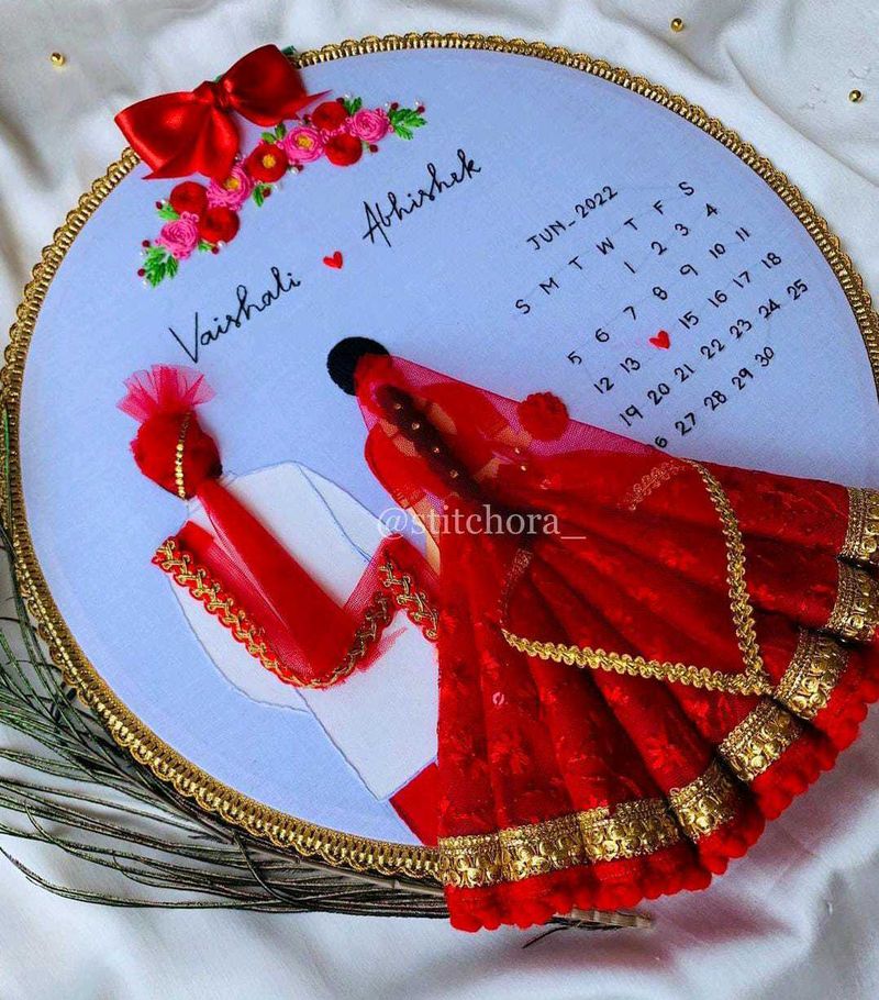 Wedding Hoop embroidery