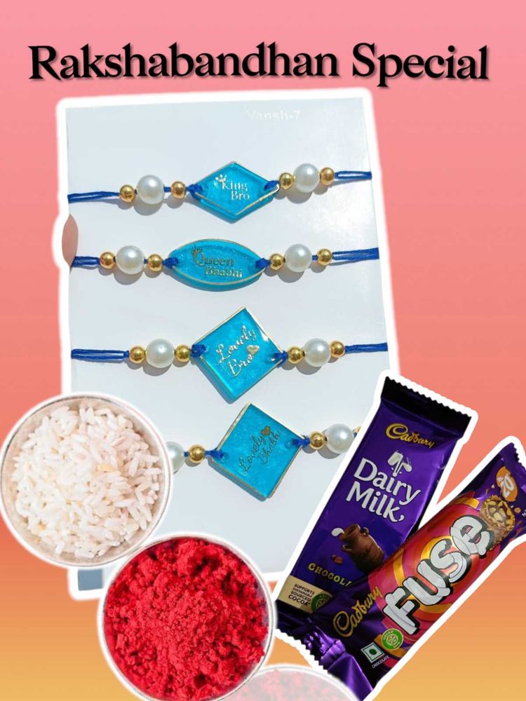 Rakhi Set with Chocolate | Bhaiya Bhabhi | Gift |