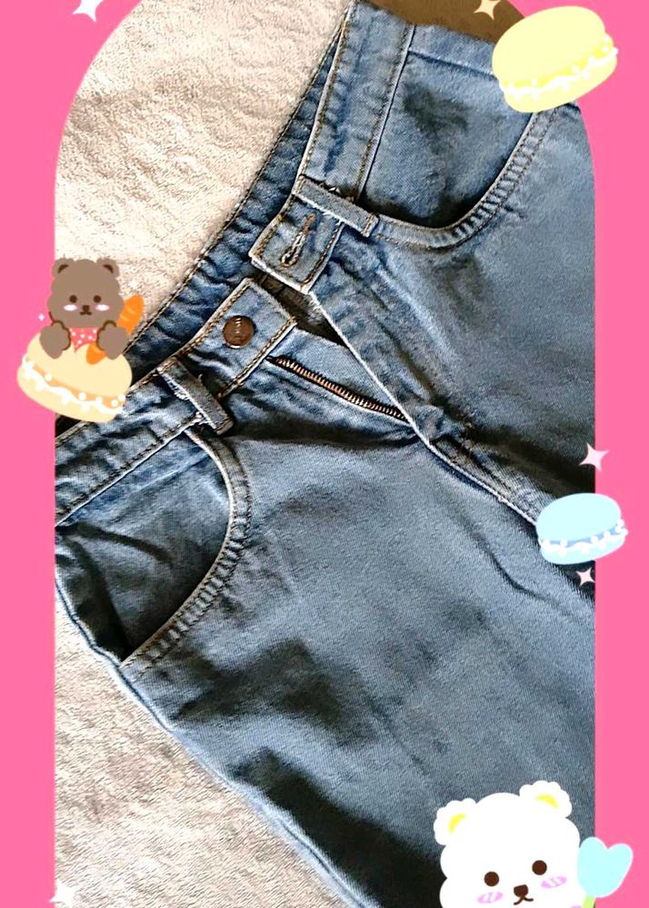 Blue Cargo Jeans ✨️