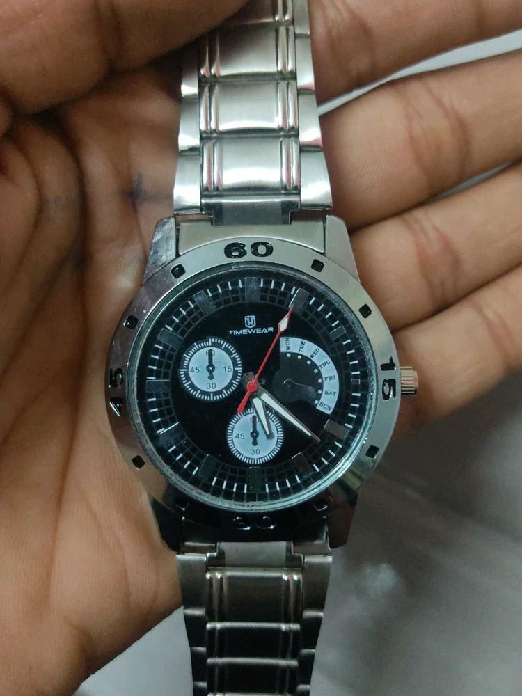 Timewear Silver Wrist Watch