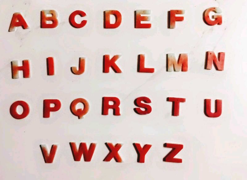 Resin Alphabet