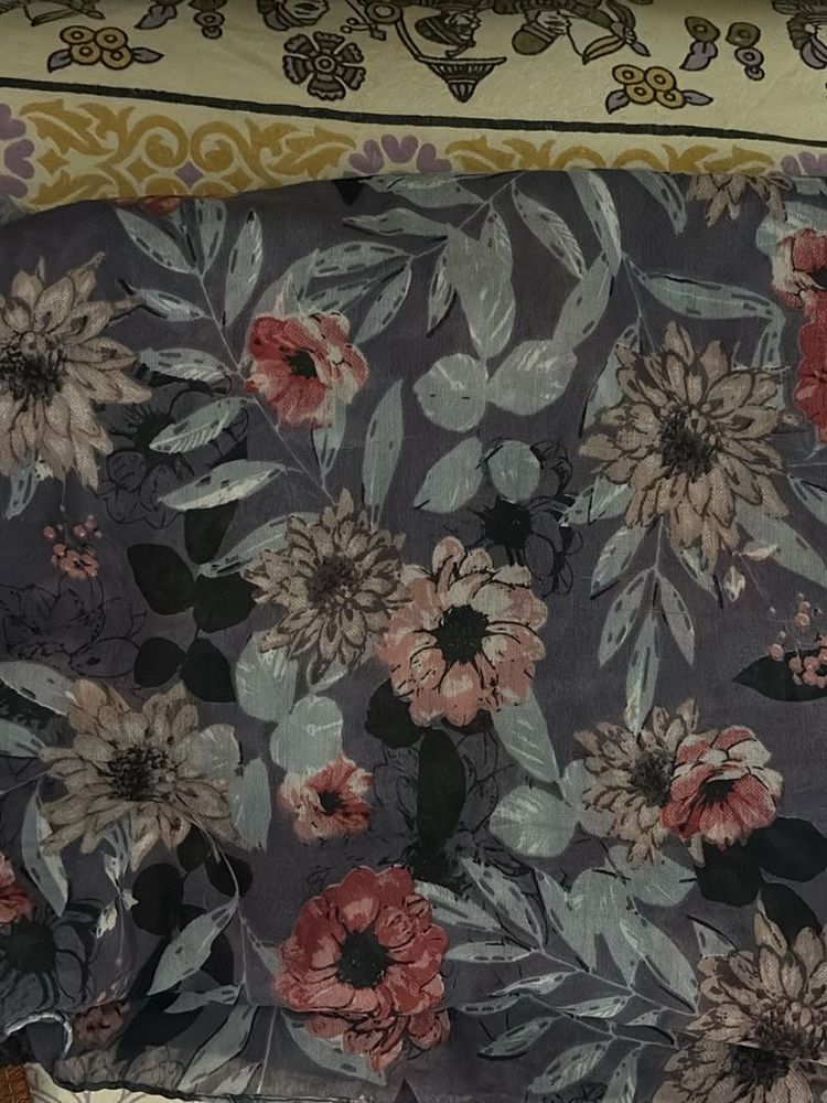 Floral Print Scarf