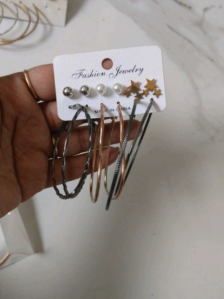 6 set of earrings