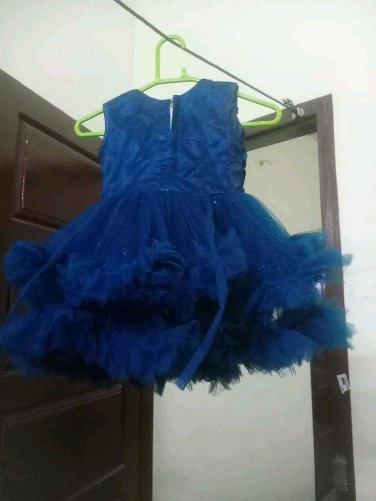 Cute Blue Party Dress
