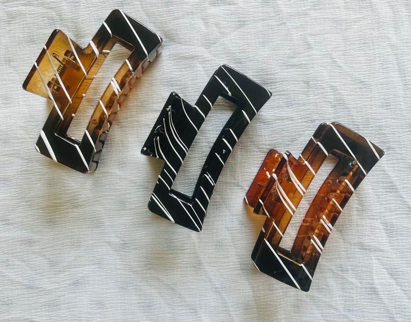 3 Premium Quantity Claw Clips