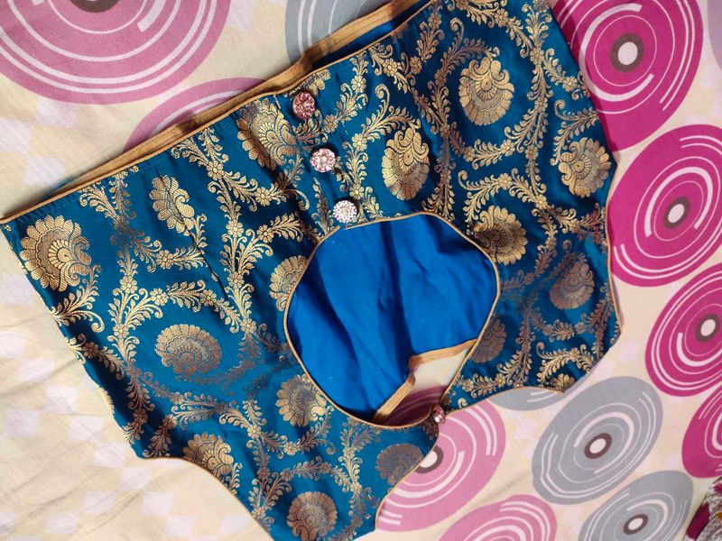 Elegant Brocade Blouse