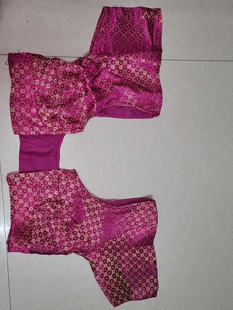 Pink Banaras Blouse