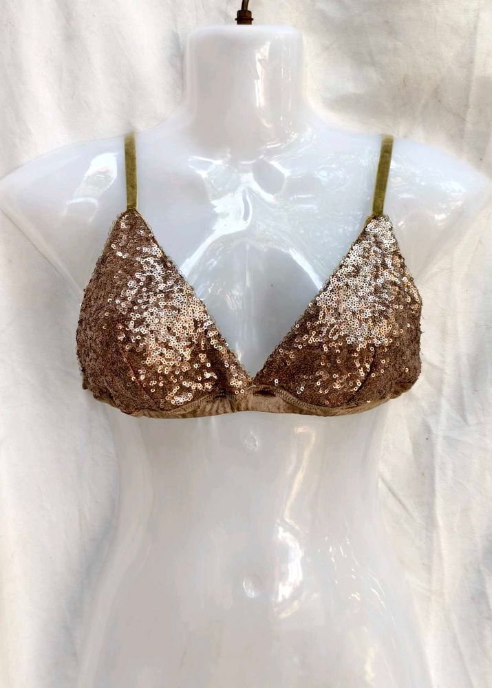 392610. Sequin Bralette Top