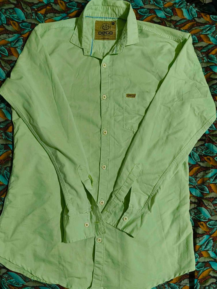 Green Casual Shirt - DECO