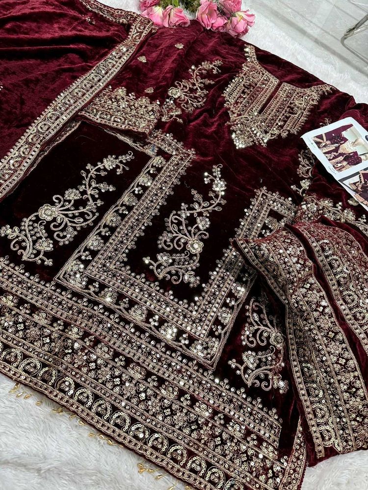 Elegant Maroon Suit