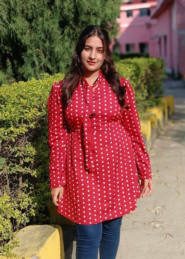 Red Polka Dot Tunic