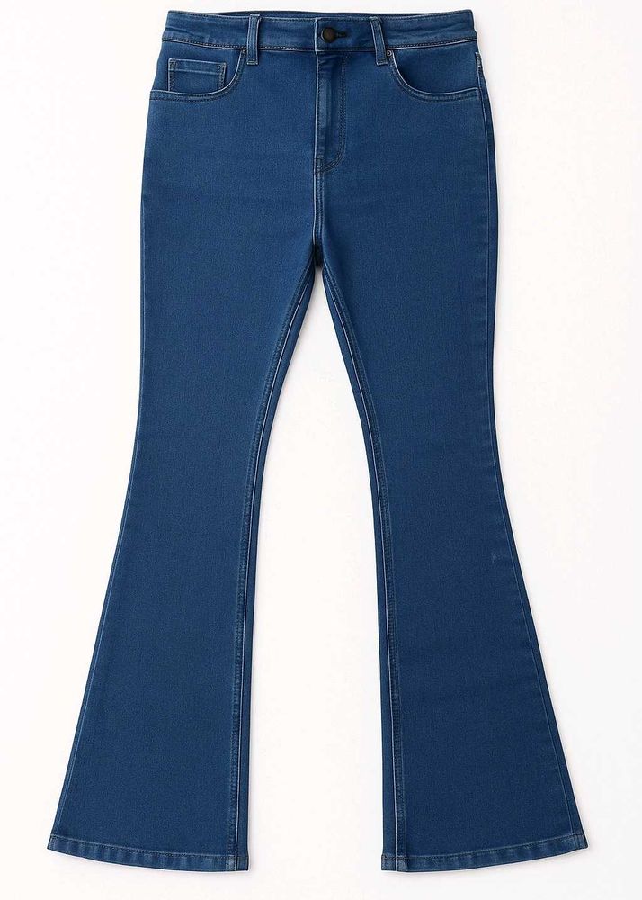 Flared Denim Jeans