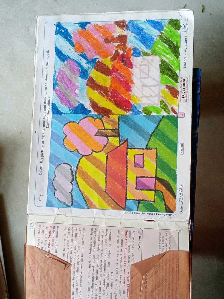 Drawing And Colouring Book