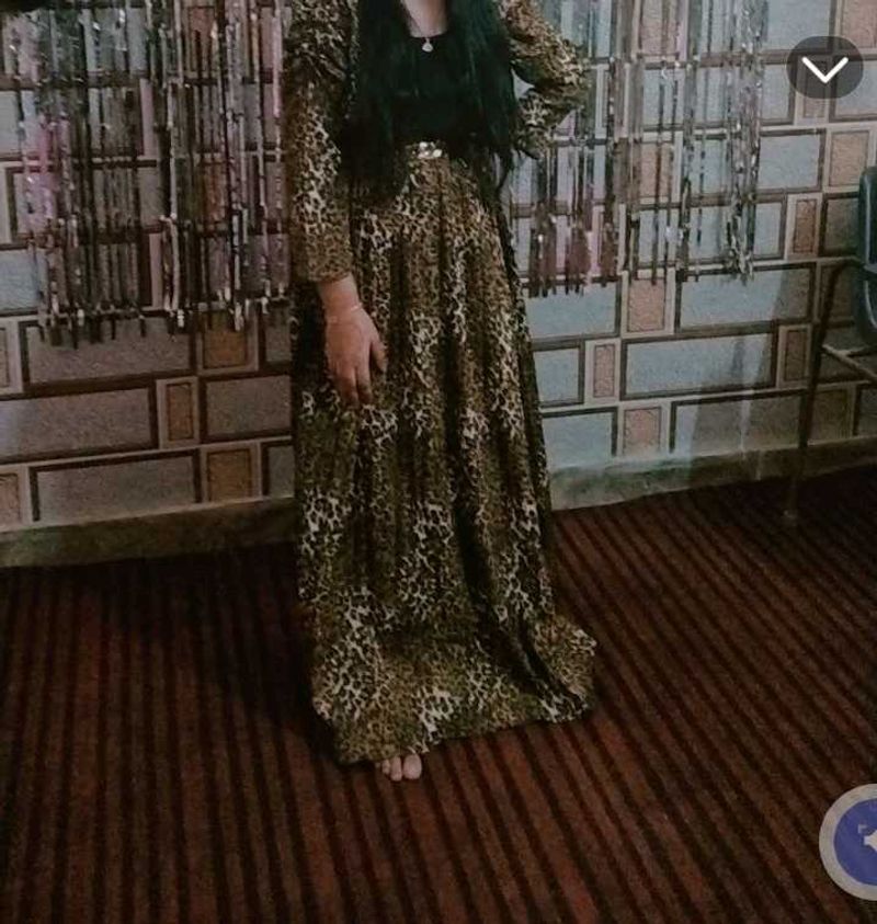 Animal Print Maxi Dress